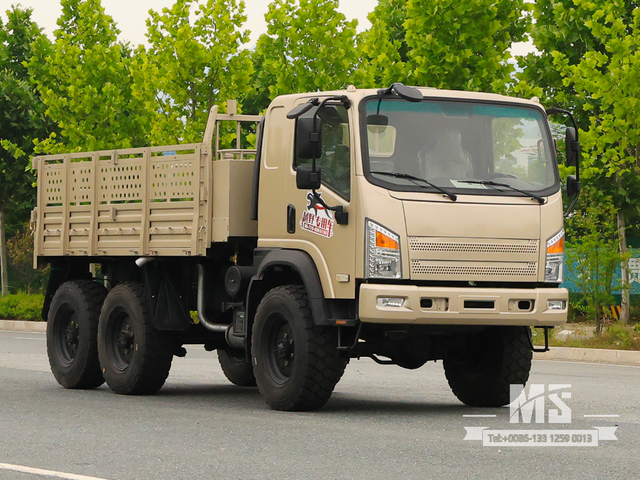Dongfeng 6X6 Gray Flat-head EQ2082 170HP SingleRow Cab Trucks 6WD Off-road Trucks 