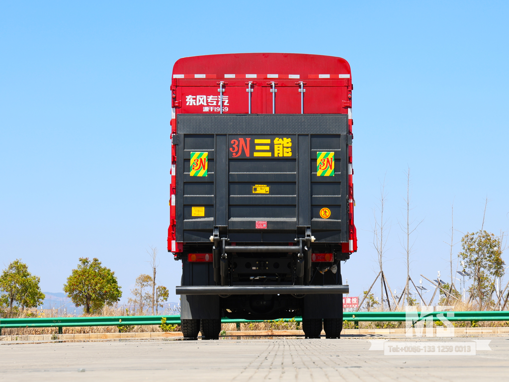 18-Ton 4x2 Dongfeng Box Truck with Hydraulic Tailgate | Chinese Stake Truck with Hydraulic Tail Lift