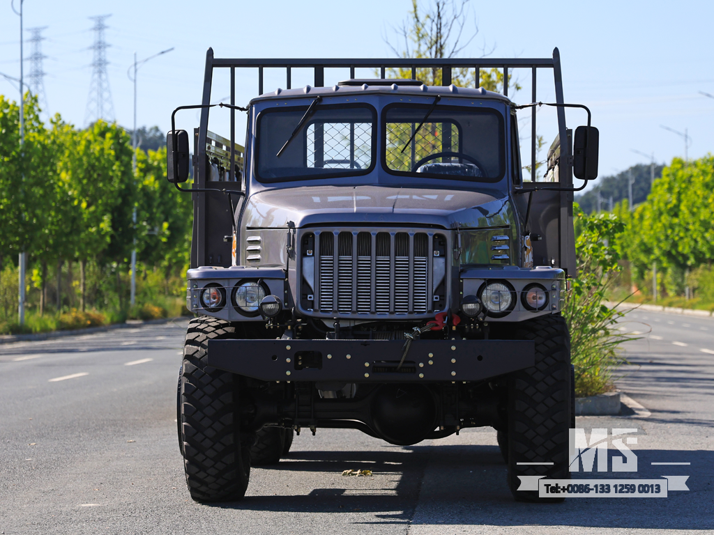 Dongfeng 10 Ton Six-wheel-drive Long Nose Caogo Truck (190 HP) | Special Export Trucks 