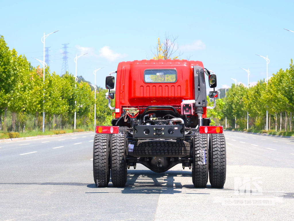 4&times;2 Flat‑head Fire Truck Chassis, Export‑Only for Firefighting Vehicle Modification