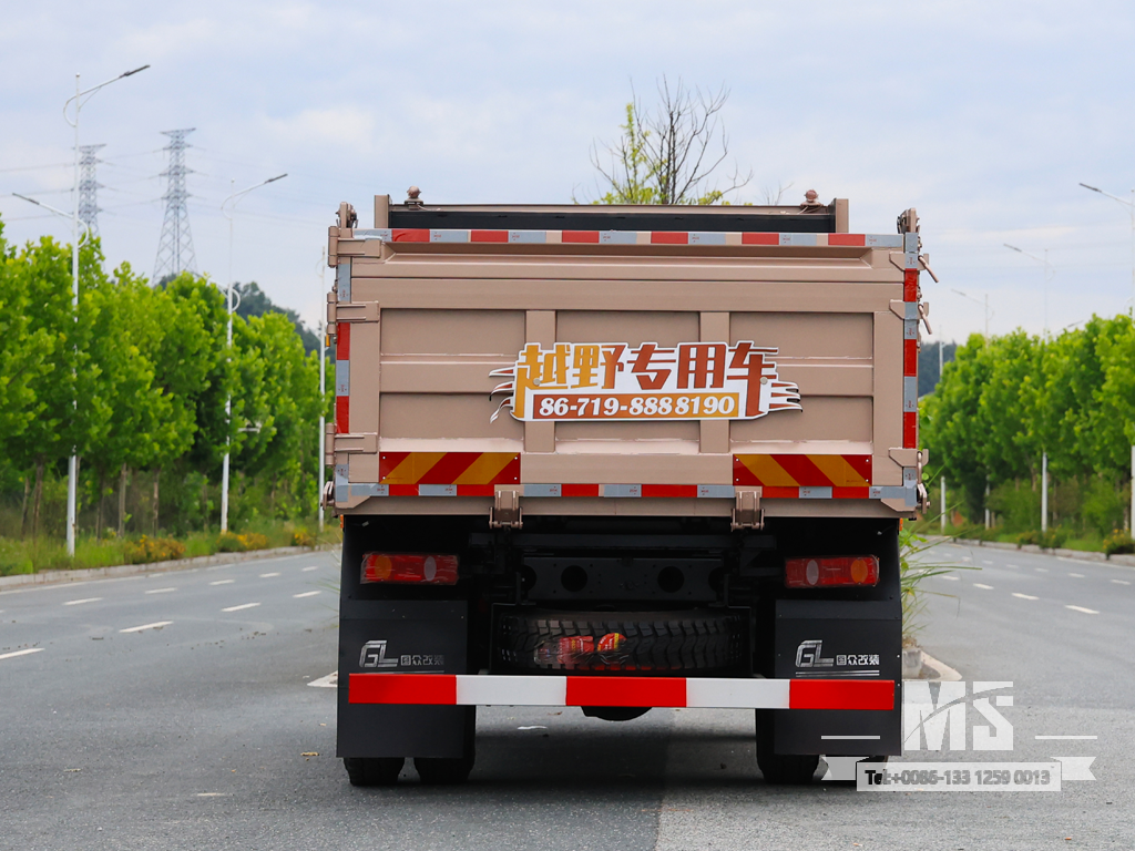 Dongfeng 10 Ton Four-wheel-drive Flathead Dump Truck (170 HP) | Special Export Trucks 