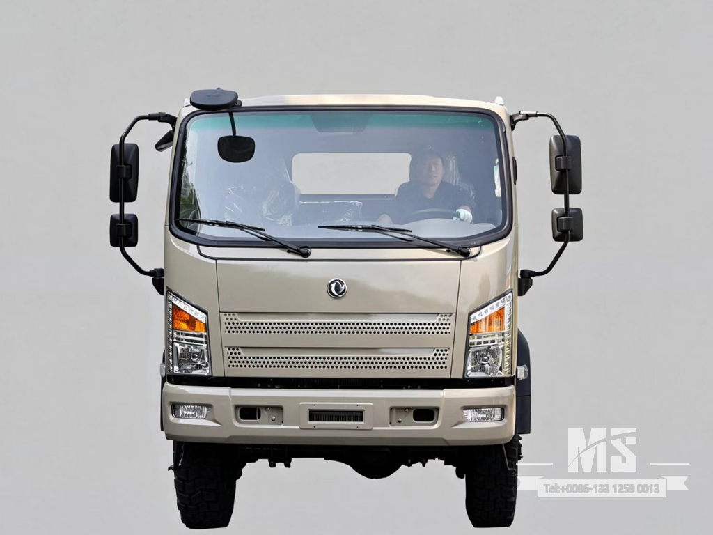 Dongfeng 6&times;6 EQ2082 Chassis_6*6 190hp Flat Head Truck Six Wheel Drive Chassis for Sale_Export Special Vehicle Chassis 