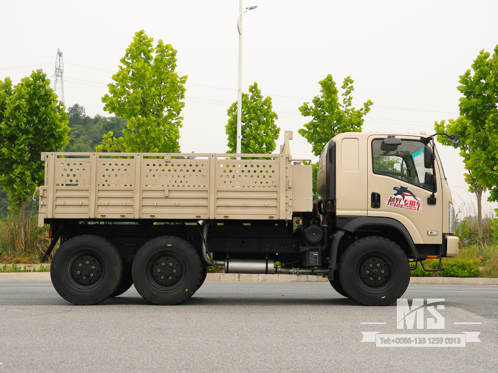 Dongfeng 6X6 Gray Flat-head EQ2082 170HP SingleRow Cab Trucks 6WD Off-road Trucks 