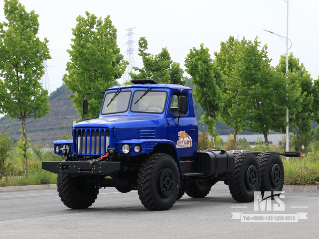 Dongfeng 6&times;6 EQ2100 Chassis_6*6 190hp Conventional Truck Six Wheel Drive Chassis for Sale_ Special Export Chassis 
