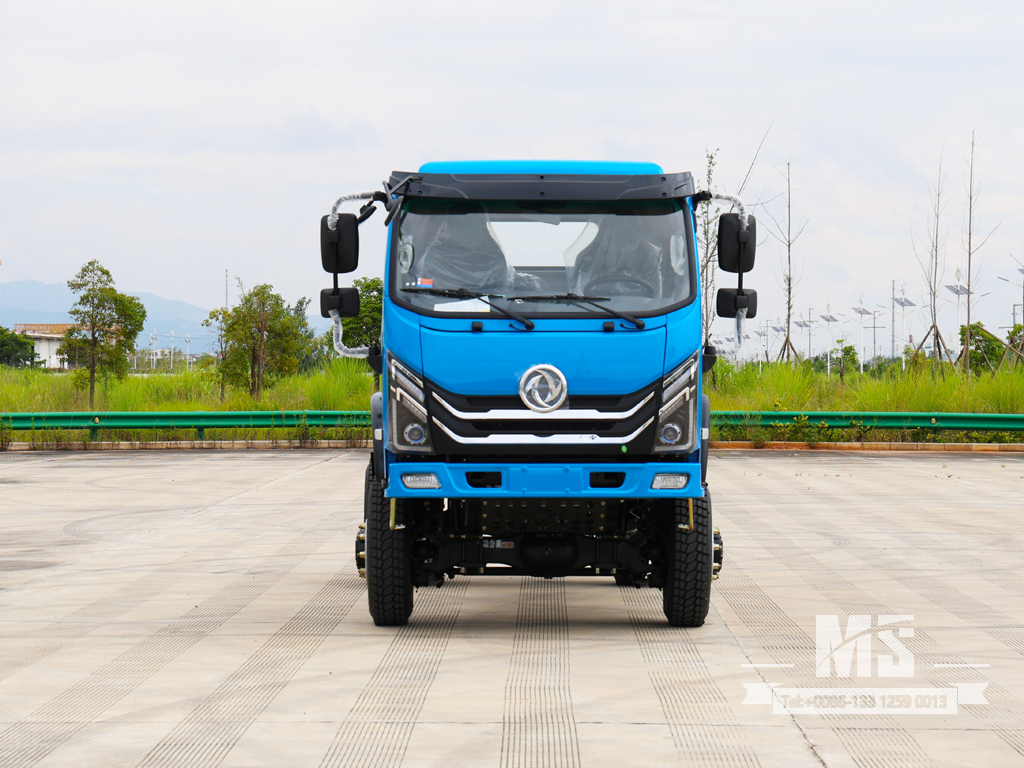 6X6 Dongfeng Turquoise EQ2082 SingleRow Cab Trucks 6WD Off-road Trucks