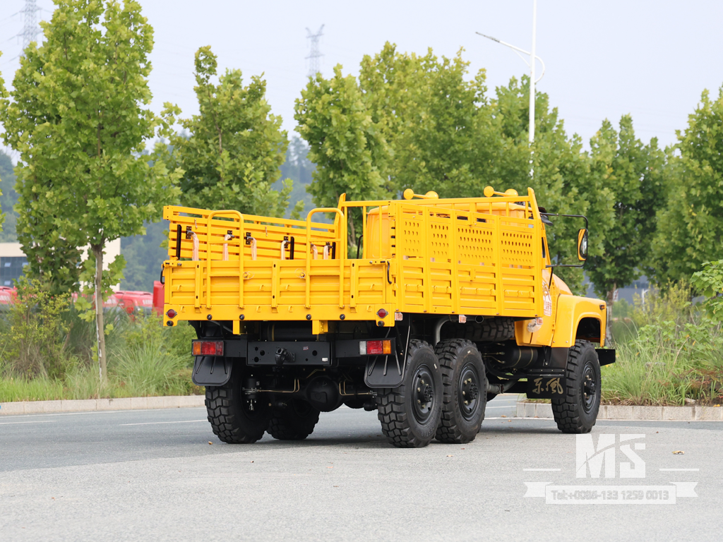 Export-Only Dongfeng 8-Ton Six-Wheel Drive Long Nose Cargo Truck Equipped with 170 HP Engine |EQ3253GP6