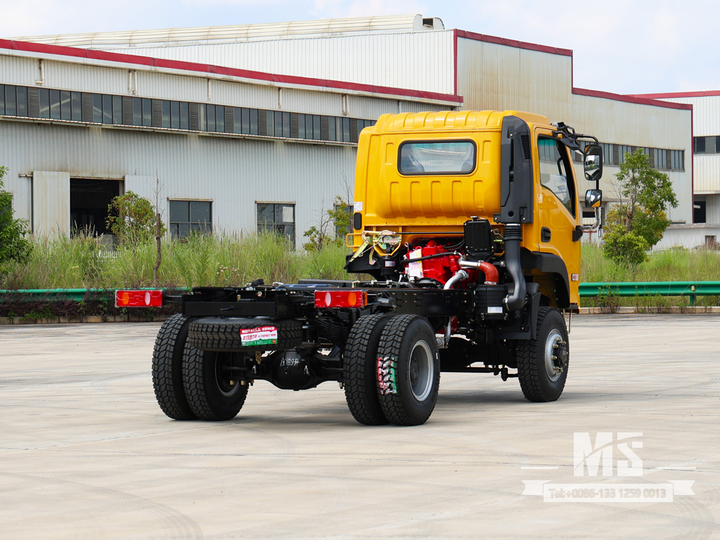 4X4 Flathead 4WD Light Truck Off-road Chassis, Factory Chassis for Special Vehicle Refit