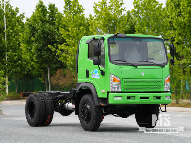 Dongfeng 4&times;4 Chassis_4*4 170hp Flat Head Truck Four Wheel Drive Chassis for Sale_Export Special Vehicle Chassis 