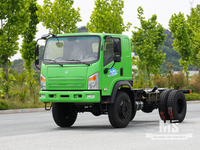 Dongfeng 4&times;4 Chassis_4*4 170hp Flat Head Truck Four Wheel Drive Chassis for Sale_ Special Export Trucks Chassis 