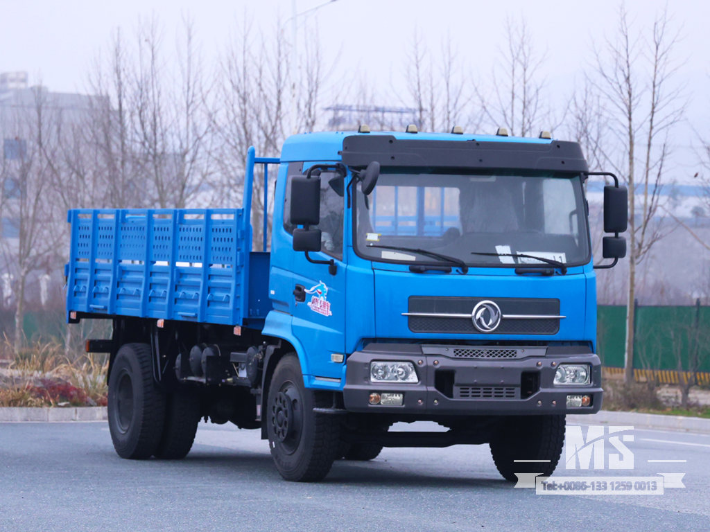 Dongfeng 4X2 Cabover Flatbed Truck | 210HP SingleRow Cab Trucks 