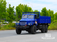 Export-Only Dongfeng 10-Ton Six-Wheel Drive Long Nose Cargo Truck Equipped with 190 HP Engine