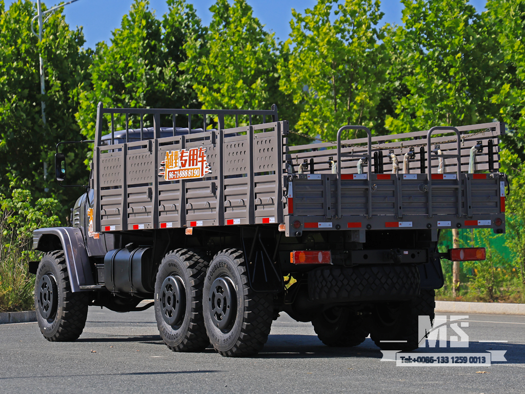 Dongfeng 10 Ton Six-wheel-drive Long Nose Caogo Truck (190 HP) | Special Export Trucks 