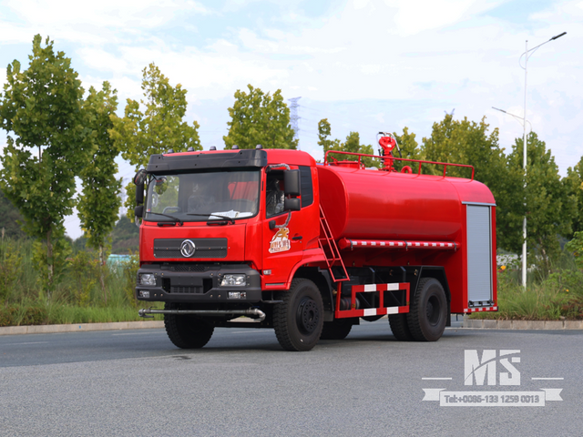 4&times;2 10m³ Water Tank Fire Truck Forest Emergency Fire Sprinkler Truck