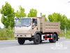 Dongfeng 10 Ton Four-wheel-drive Flat-nose Light Brown Dump Truck (170 HP) | Special Export Trucks 