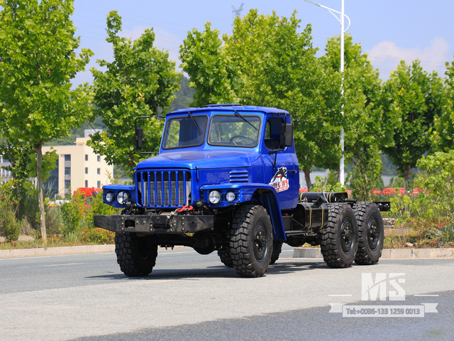 Dongfeng 6&times;6 EQ2082 Chassis_6*6 170HP Conventional Truck Six Wheel Drive Chassis for Sale_ Special Export Chassis 