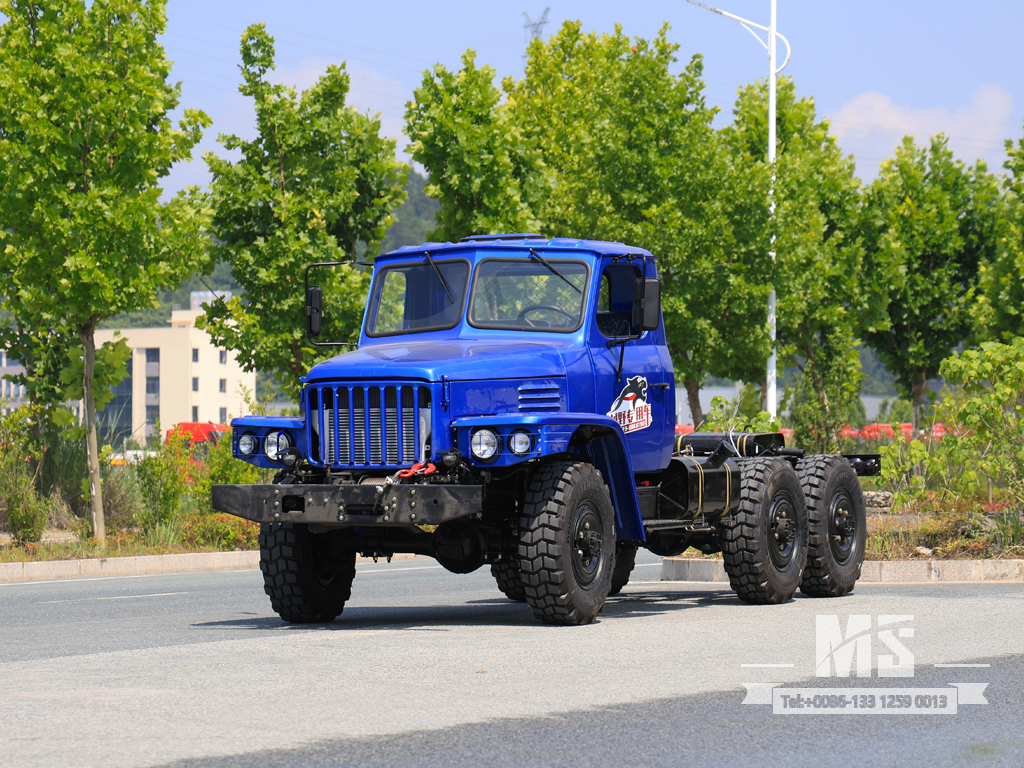 Dongfeng 6&times;6 EQ2082 Chassis_6*6 170HP Conventional Truck Six Wheel Drive Chassis for Sale_ Special Export Chassis 