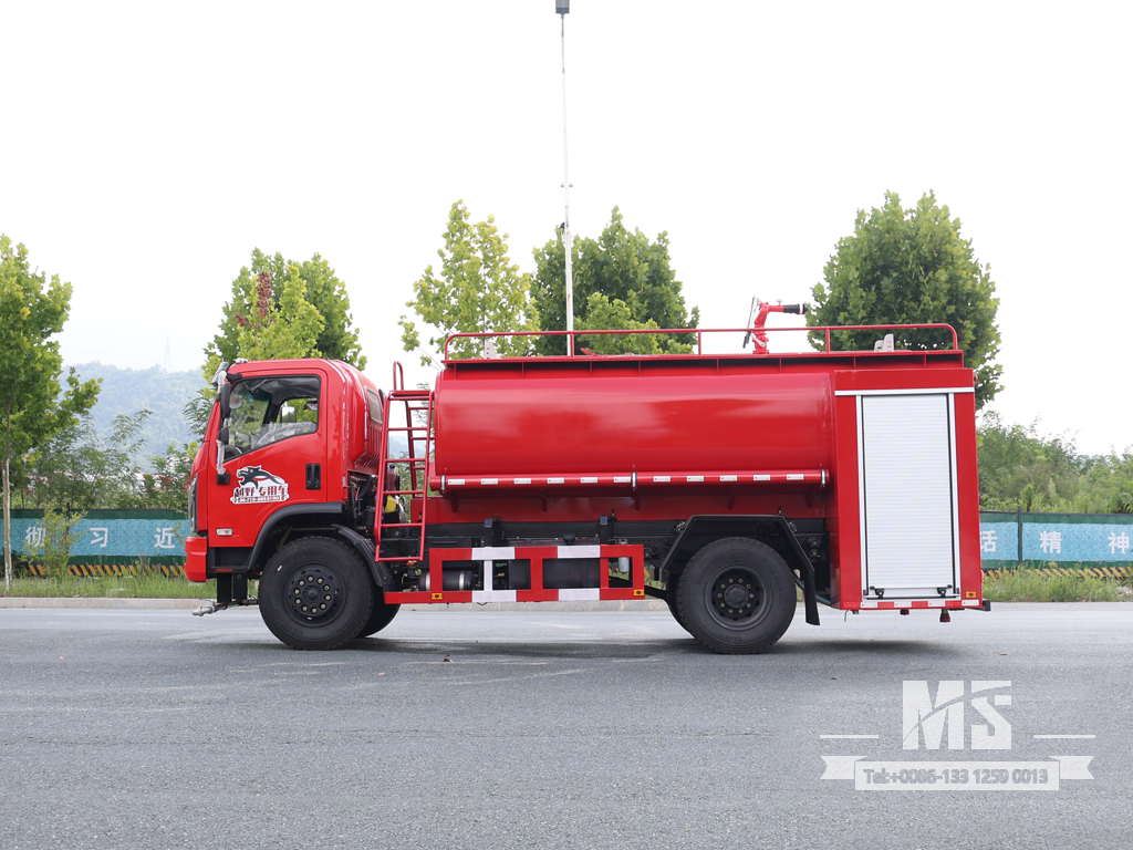 4&times;2 7m³ Water Tank Fire Truck for Emergency Fire Fighting & Water Supply | EQ5160TYHGP6D1