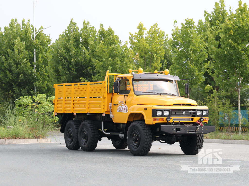 Export-Only Dongfeng 8-Ton Six-Wheel Drive Long Nose Cargo Truck Equipped with 170 HP Engine |EQ3253GP6