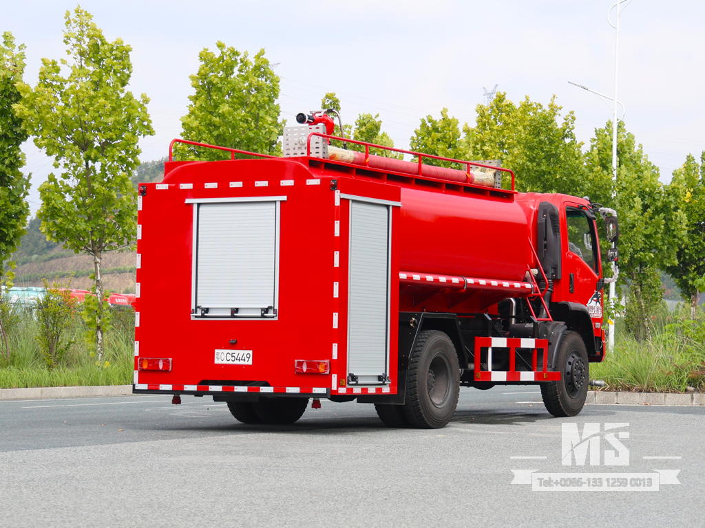 4&times;2 7m³ Water Tank Fire Truck for Emergency Fire Fighting & Water Supply | EQ5160TYHGP6D1