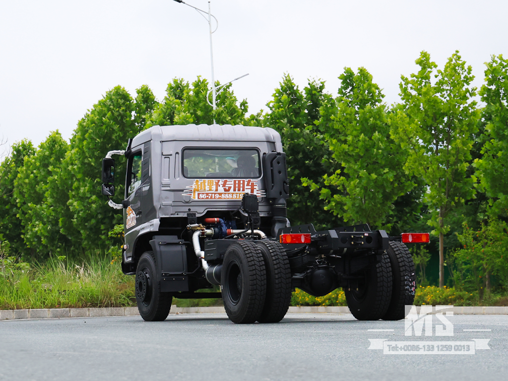 Dongfeng 4&times;2 Flathead Dump Truck Chassis_4*2 260hp Flat Head Dump Truck Chassis for Sale_ Special Export Trucks Chassis 
