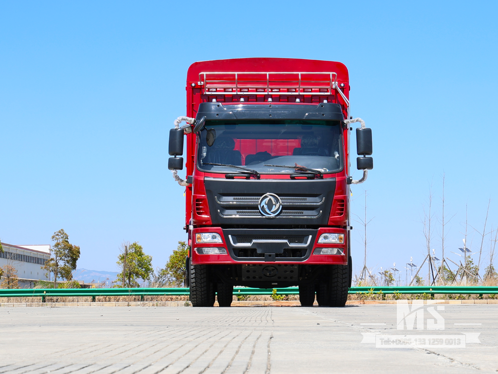 18-Ton 4x2 Dongfeng Box Truck with Hydraulic Tailgate | Chinese Stake Truck with Hydraulic Tail Lift