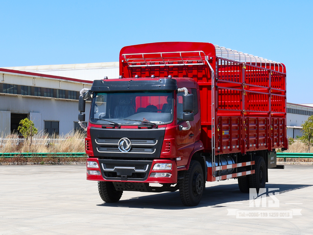 18-Ton 4x2 Dongfeng Truck with Hydraulic Tailgate | Chinese Stake Truck with Hydraulic Tail Lift