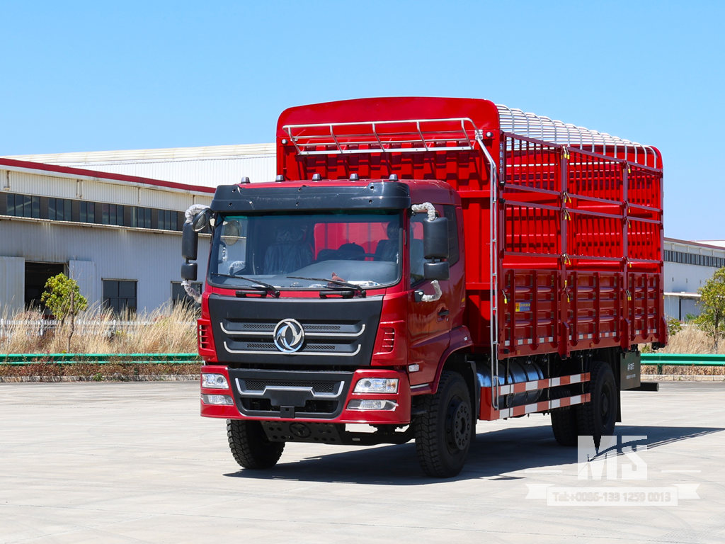 18-Ton 4x2 Dongfeng Truck with Hydraulic Tailgate | Chinese Stake Truck with Hydraulic Tail Lift