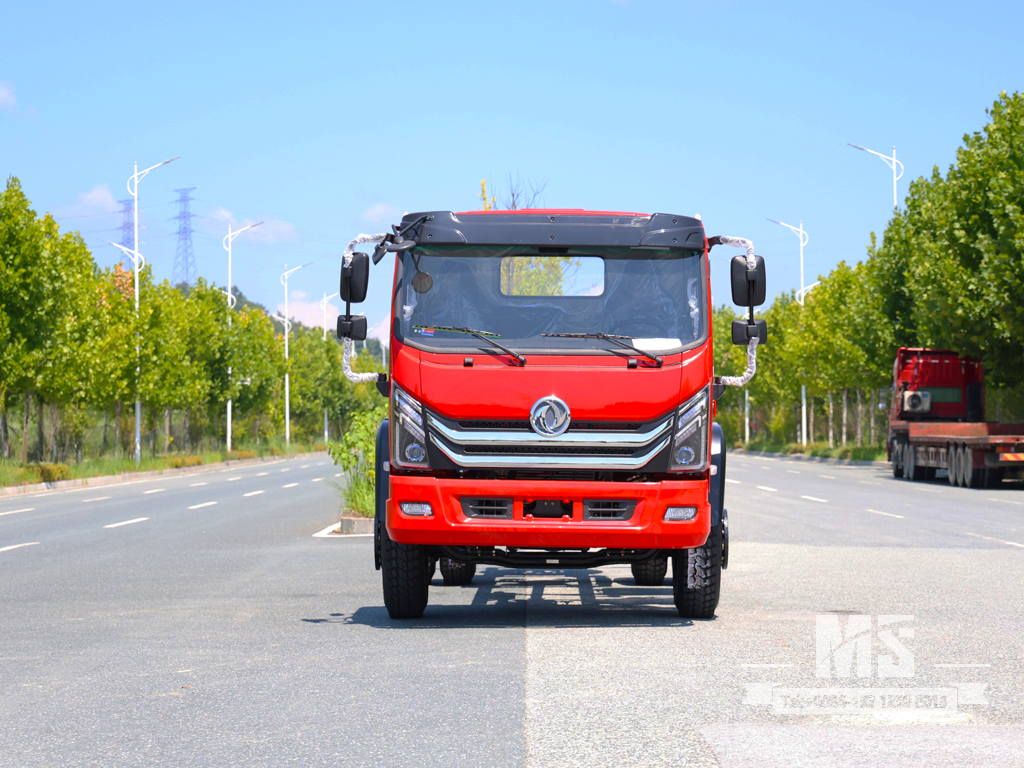 4&times;2 Flat‑head Fire Truck Chassis, Export‑Only for Firefighting Vehicle Modification