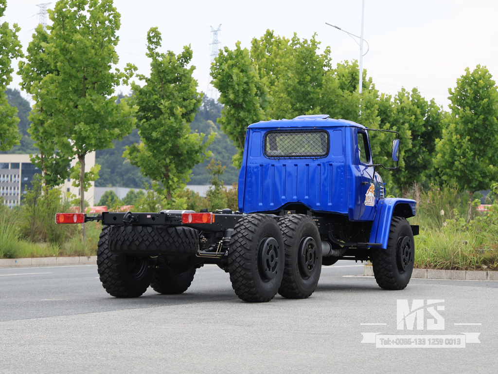 Dongfeng 6&times;6 EQ2100 Chassis_6*6 190hp Conventional Truck Six Wheel Drive Chassis for Sale_ Special Export Chassis 