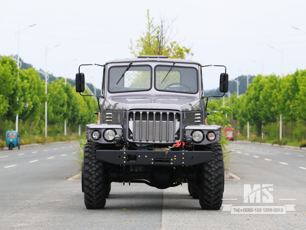 Dongfeng 6&times;6 EQ2100 Chassis_6*6 190hp Conventional Truck Six Wheel Drive Chassis for Sale_ Special Export Chassis 