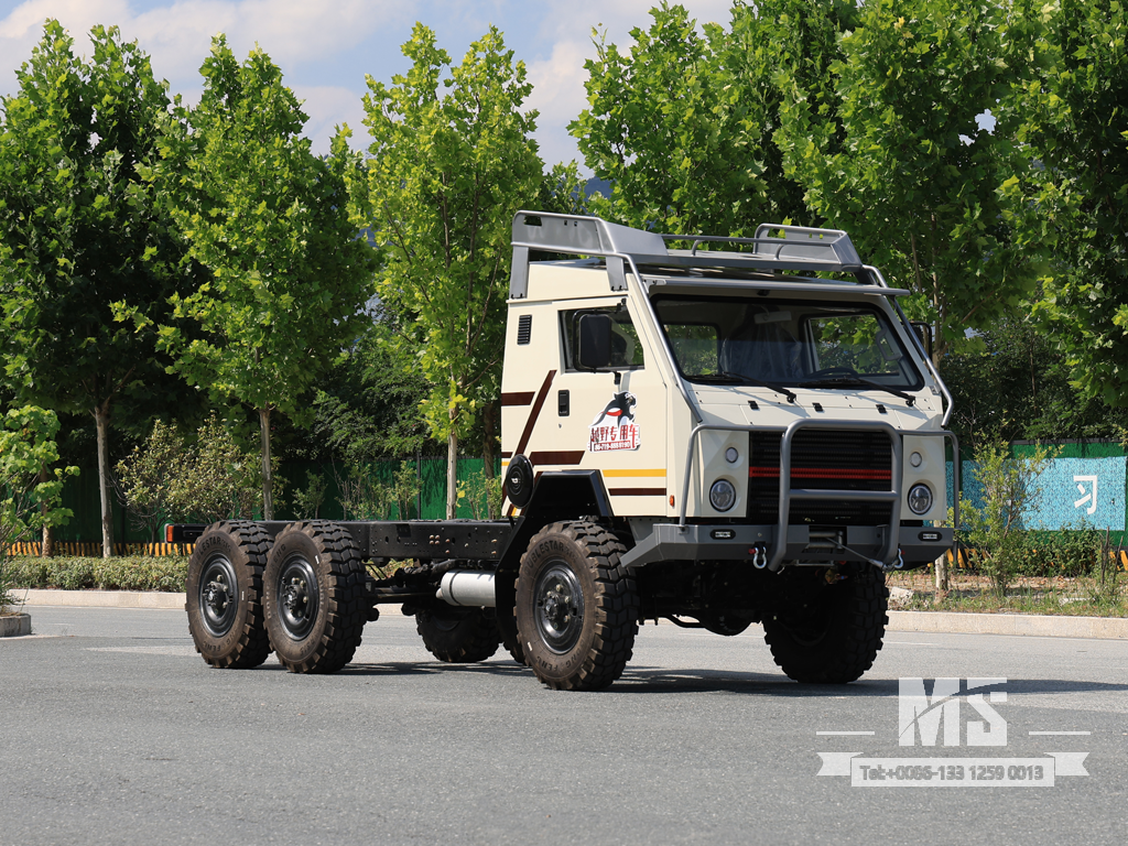6&times;6 Chassis_6*6 170HP Prototype Vehicle Six Wheel Drive Chassis for Sale_ Special Export Chassis 