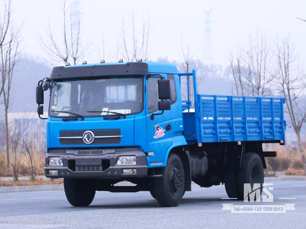 Dongfeng 4X2 Cabover Flatbed Truck | 210HP SingleRow Cab Trucks 