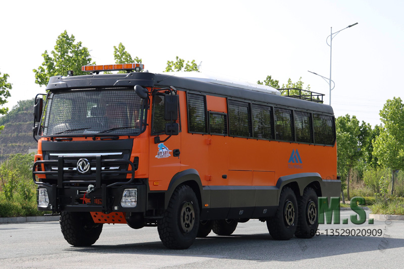 210HP 6x6 Dongfeng Passenger Bus | Off-road All Terrain Special Passenger Vehicle