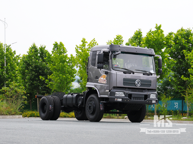 Dongfeng 4&times;2 Flathead Dump Truck Chassis_4*2 260hp Flat Head Dump Truck Chassis for Sale_ Special Export Trucks Chassis 