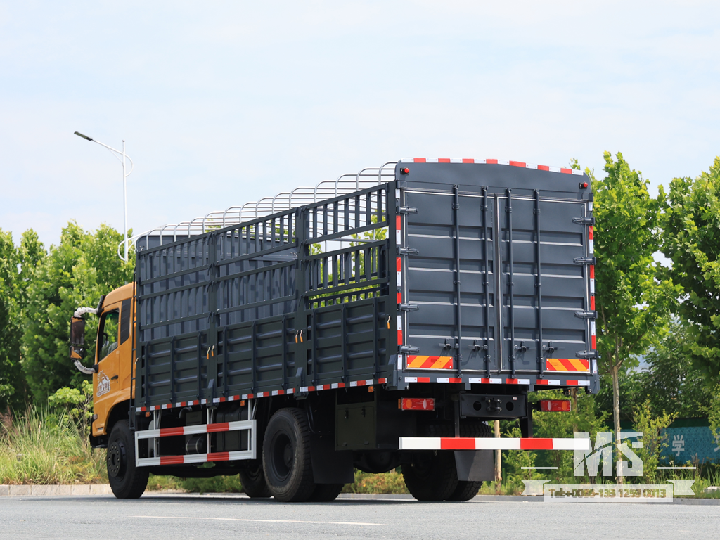 Dongfeng 19 Ton Flat Semi Cab Box-Type Transport Dump Truck (260 HP) | Special Export Trucks 