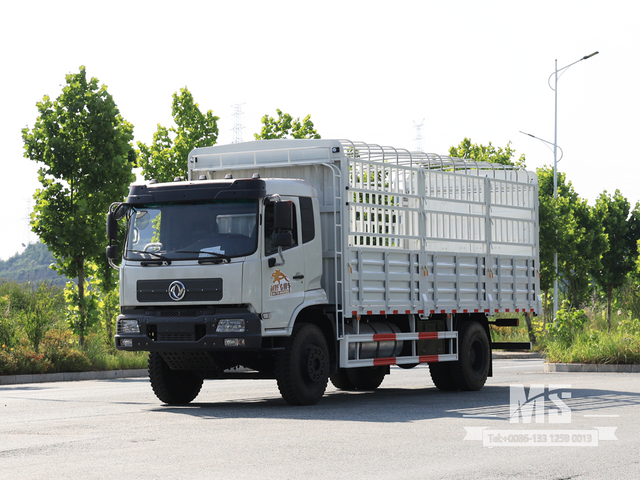 Dongfeng 21 Ton Flat Semi Cab Box-Type Transport CaogoTruck (210 HP) | Special Export Trucks 