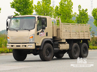 Dongfeng 6X6 Gray Flat-head EQ2082 170HP SingleRow Cab Trucks 6WD Off-road Trucks 