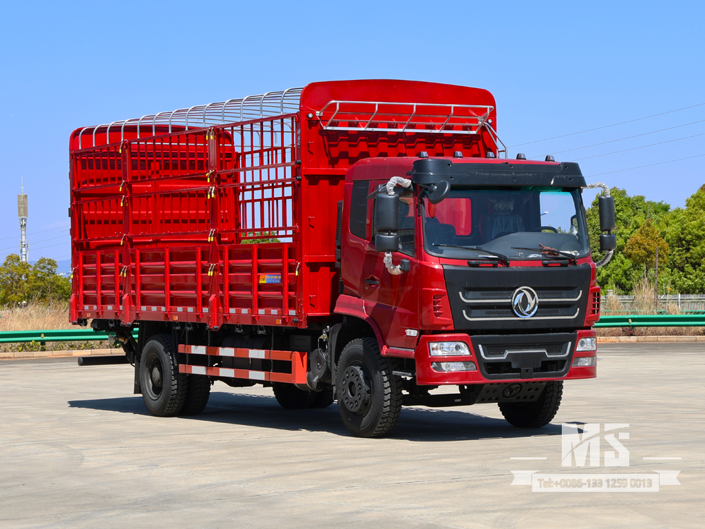 18-Ton 4x2 Dongfeng Box Truck with Hydraulic Tailgate | Chinese Stake Truck with Hydraulic Tail Lift